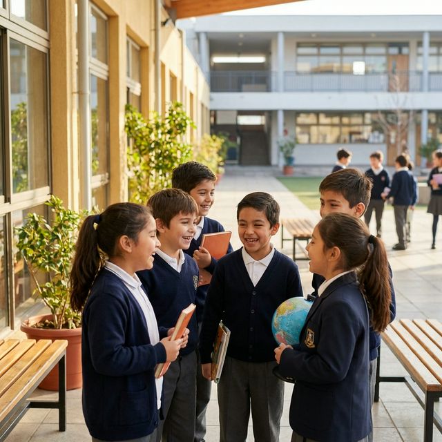 Estudiantes en la escuela